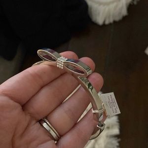 Lia Sophia Silver bow bracelet